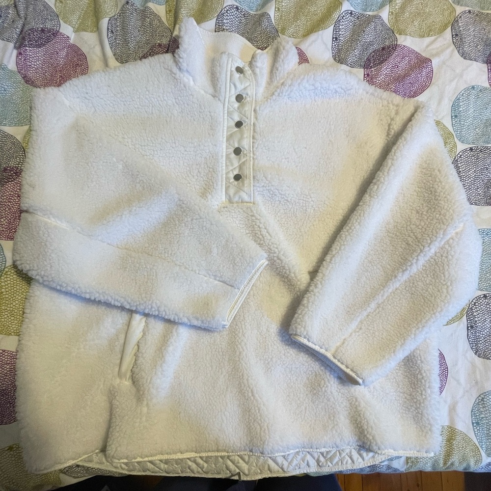 Athleta Cozy Sherpa Pullover